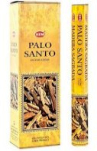 Encens Hem Palo Santo 20g, purifiant et apaisant pour une pratique spirituelle enrichie.