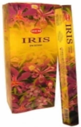 Encens HEM Iris 20g – Fragrance Florale-Origine Inde